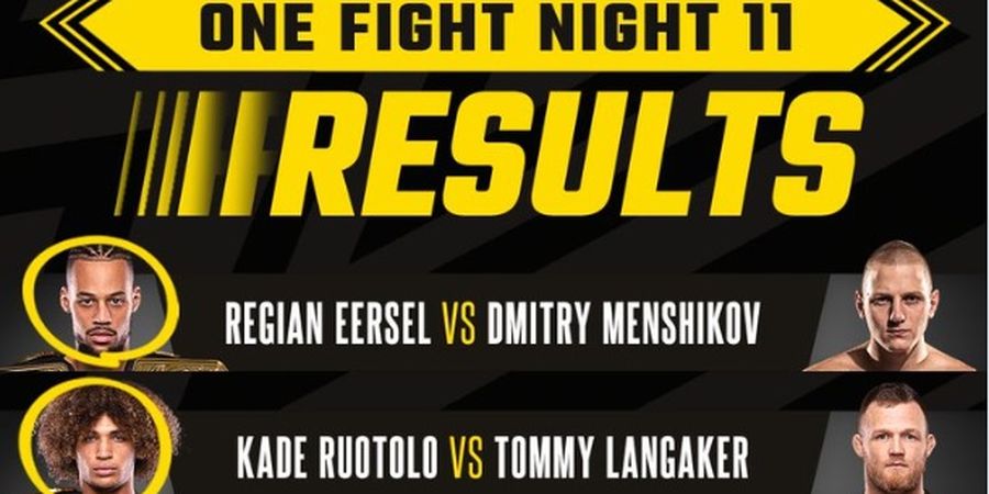 Hasil Lengkap ONE Fight Night 11 - Dua Raja Pertahankan Gelar, Superbon Cetak KO Spektakuler