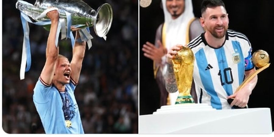 Empat Alasan Lionel Messi Lebih Pantas Meraih Ballon d'Or 2023 daripada Erling Haaland