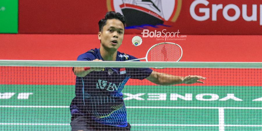 Hasil Indonesia Open 2023 - Anthony Ginting Menangi Duel Tunggal Putra Terbaik Merah Putih