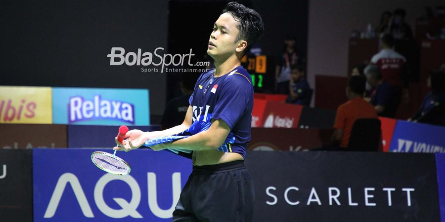 Indonesia Open 2023 - Catatan 9 Gim Anthony Ginting, Juara All England Dipecundangi Lagi?