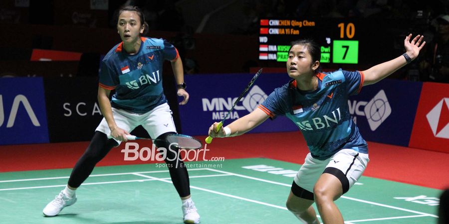 Hasil Indonesia Open 2023 - Ditekan Ganda Putri No 1 sambil Tahan Rasa Sakit, Ana/Tiwi Tersingkir