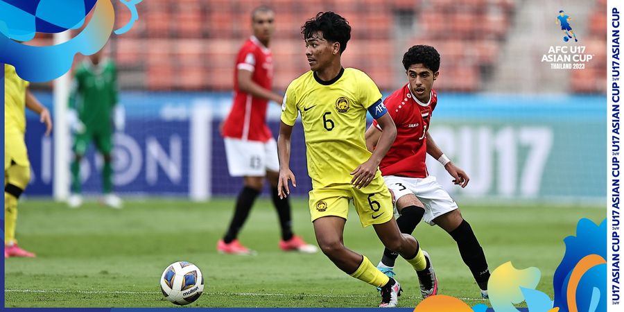 Hasil Piala Asia U-17 2023 - Malaysia Dibantai Yaman, Thailand Menangi Derbi ASEAN