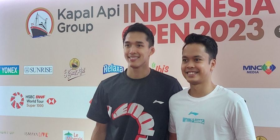 Indonesia Open 2023 - Nasihat Juara Jonatan ke Anthony: Jangan Buru-Buru, Ting!