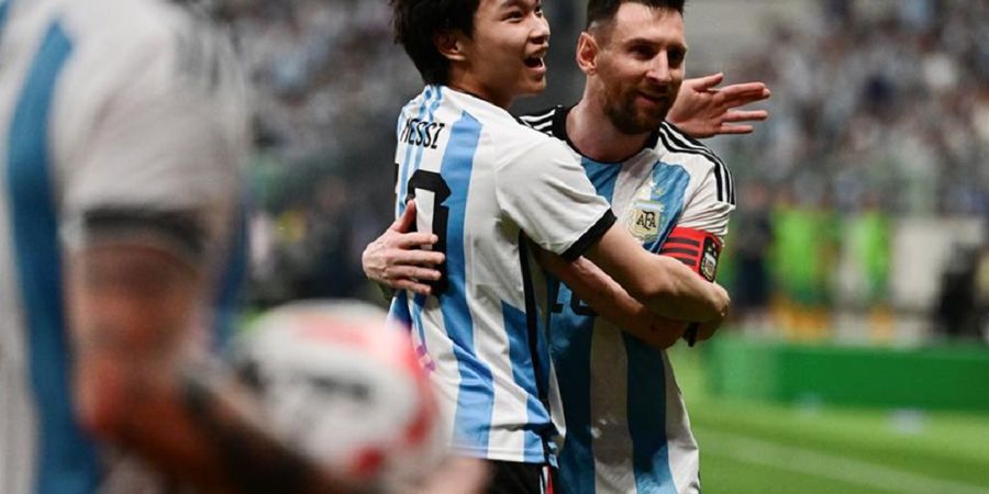 Begini Nasib Fan yang Peluk Messi Setelah Argentina Tiba di Indonesia