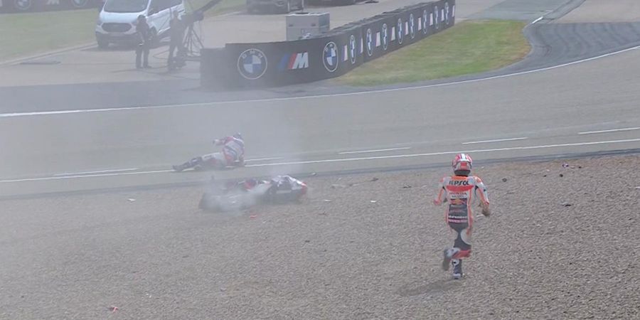 MotoGP Jerman 2023 - Honda, Inilah Puncak Kemarahan Marc Marquez yang Tak Tertahankan Lagi