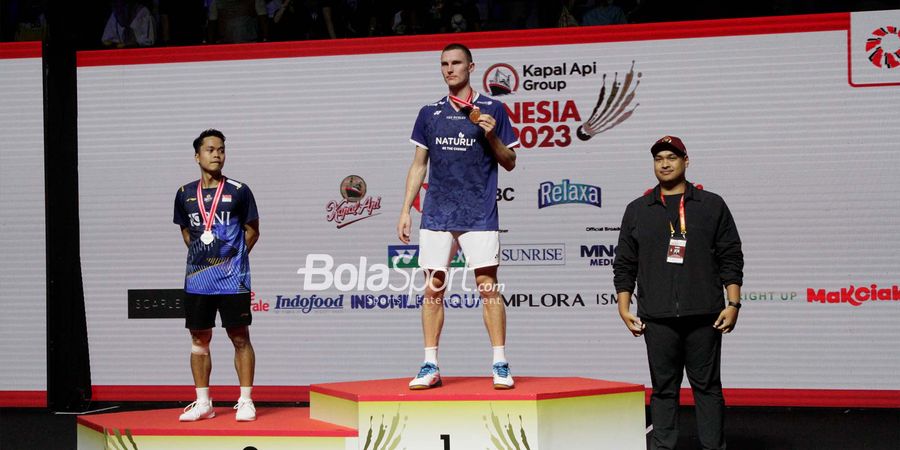 Indonesia Open 2023 - Kalah Lagi, Anthony Ginting: Terus Berbenah Cari Kelemahan Axelsen