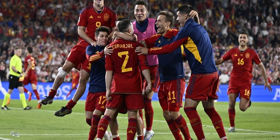Hasil Final UEFA Nations League - Kroasia Kalah Adu Penalti dari Spanyol, Luka Modric Lagi-lagi Gagal Angkat Trofi