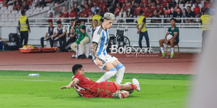 Media Inggris Soroti Tekel Garnacho ke Asnawi di Laga Timnas Indonesia Vs Argentina: Ngotot Seperti Legenda MU