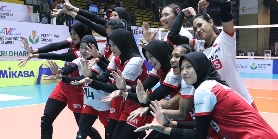 Klasemen AVC Challlenge Cup 2023 - Megawati Masih Panas, Indonesia Pilih Lawan di Semifinal