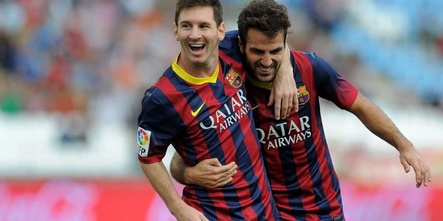 Lionel Messi Kirim Pesan Menyentuh ke Cesc Fabregas Usai Putuskan Pensiun sebagai Pemain