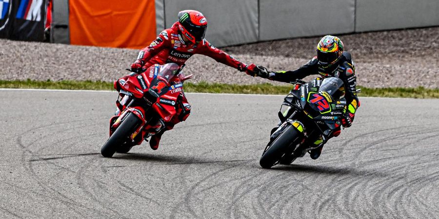 Hasil Sprint MotoGP Belanda 2023 - Murid Valentino Rossi Asyik Duel, Marc Marquez Finis Segini