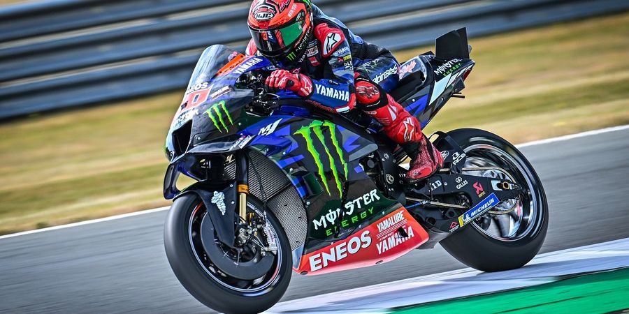 MotoGP Inggris 2023 - Frustrasi dan Merasa Bodoh Jadi Satu Saat Quartararo Rasakan Yamaha Semakin Melambat