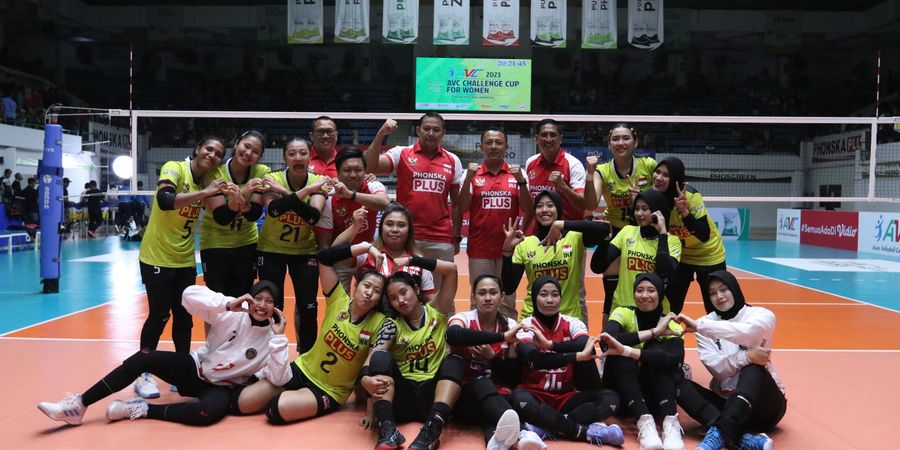 AVC Challenge Cup 2023 - Taiwan Susah tapi Indonesia Tatap Semifinal dengan Mantap