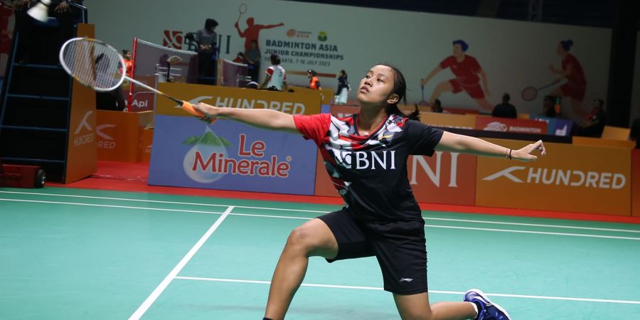 Hasil Final Kejuaraan Asia Junior 2023 - Mutiara Pecundangi Juara Dunia, Indonesia Raih Angka Pertama