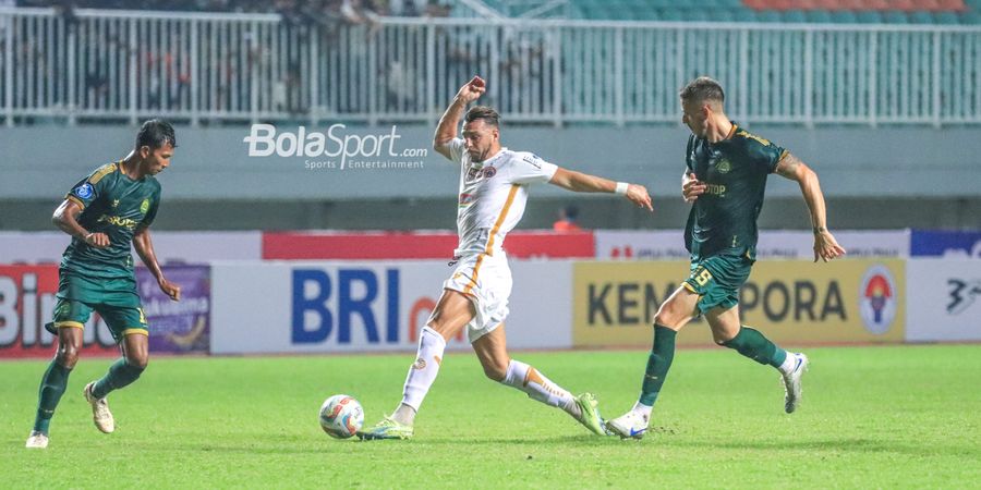 Hasil Liga 1 - Tendangan Marco Simic Mengangkasa, Persija Ditahan Imbang Persikabo 1973