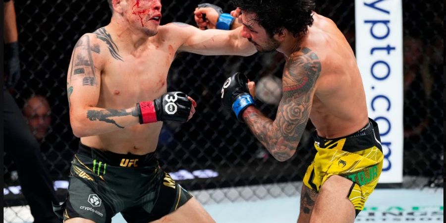 Hasil UFC 290 - 5 Ronde Brutal, Sabuk Juara Si Bayi Pembunuh Dirampas Hantu Lama