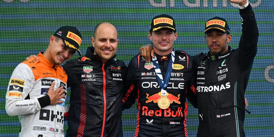 Klasemen F1 2023 - Tabungan Verstappen Nyaris 100 Poin, Norris Semringah walau McLaren Agak Ngawur