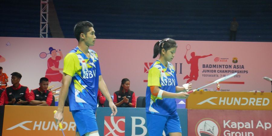 Kejuaraan Asia Junior 2023 - Nyaris Comeback, Adrian/Felisha Bongkar Penyebab Serangan Mereka Dimentahkan Wakil Jepang