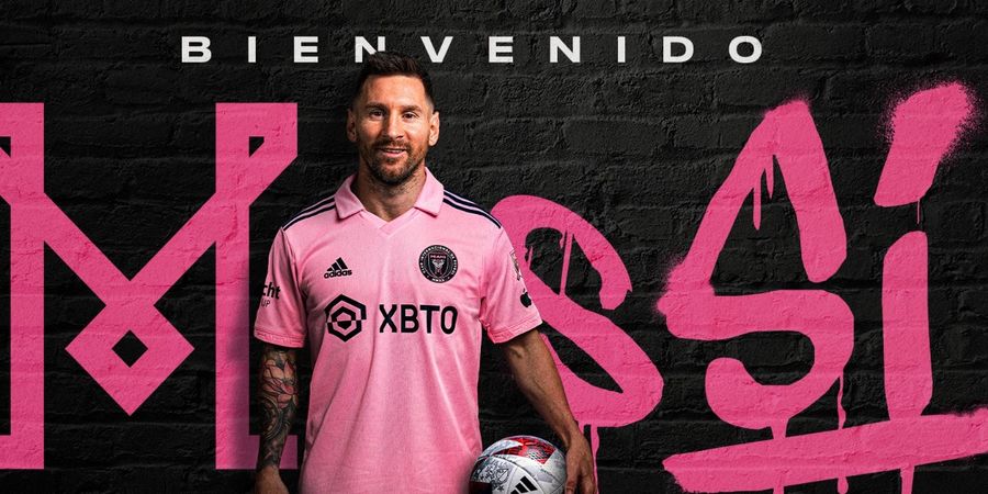 RESMI - Inter Miami Perkenalkan Lionel Messi, Pakai Nomor 10 dan Gimmick Graffiti Warna Pink