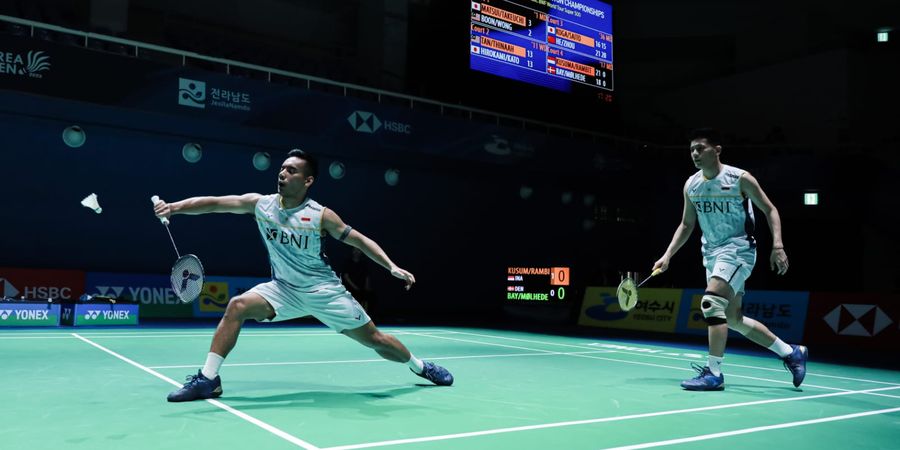 Rekap Hasil Korea Open 2023 - Pram/Yere Dihadang Raksasa Jepang, Jalan Terjal Menanti di Babak Kedua