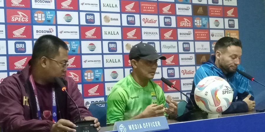 Komentar Caretaker Persib Setelah Lagi-lagi Tanpa Luis Milla di Laga Tandang Lawan PSM Makassar