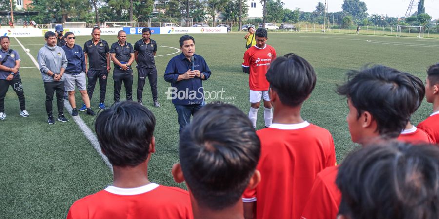 Tinjau Seleksi Timnas U-17 Indonesia, Erick Thohir Ungkap Hanya 30 Pemain yang Bakal Diboyong TC di Jerman