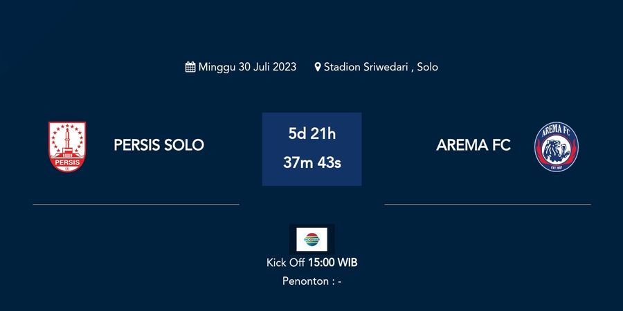 Alasan Persis Solo Pilih Stadion Sriwedari Ketimbang Maguwoharjo untuk Lawan Arema FC