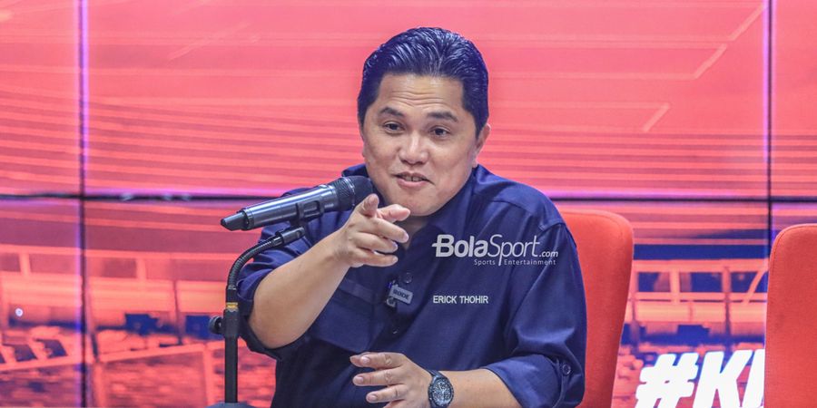 Soal Liga 2, Erick Thohir: Ketua Umum Nasibnya Cari Sponsor