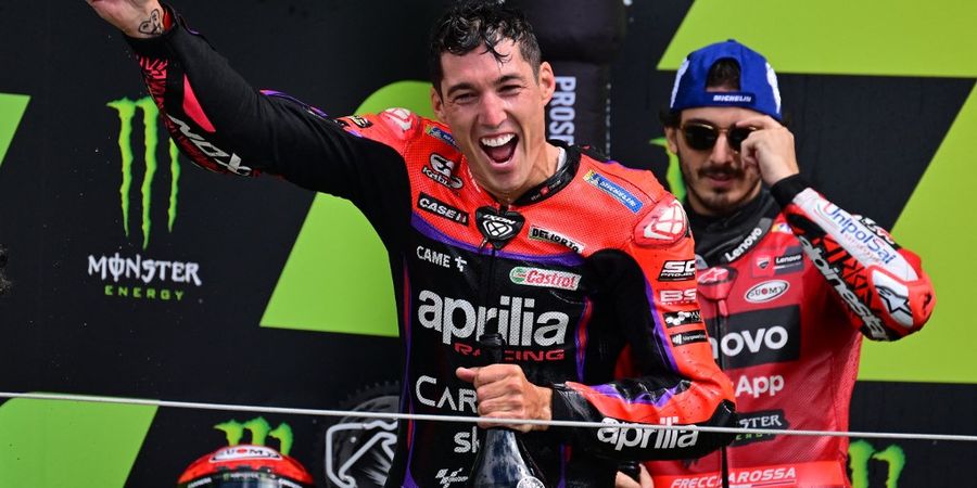 2 Kunci Kemenangan Aleix Espargaro di MotoGP Inggris 2023:  Eksploitasi Kelemahan Pecco Bagnaia dan Pesan Sakral dari Sang Putra