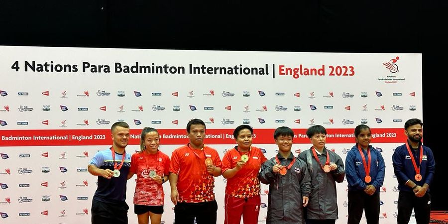 Indonesia Raih 4 Emas dari Turnamen Para Badminton International 2023 Inggris