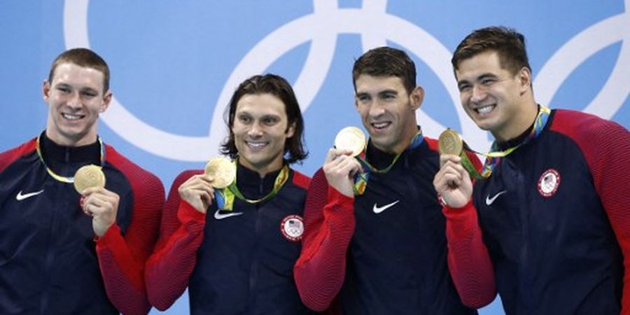 SEJARAH HARI INI - Raih Medali Emas Ke-23, Raja Olimpiade Michael Phelps Pensiun