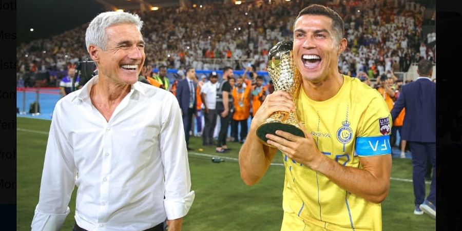 Bahagianya Ronaldo Raih Trofi Perdana untuk Al Nassr, Akhirnya Pecah Telur setelah 2 Tahun