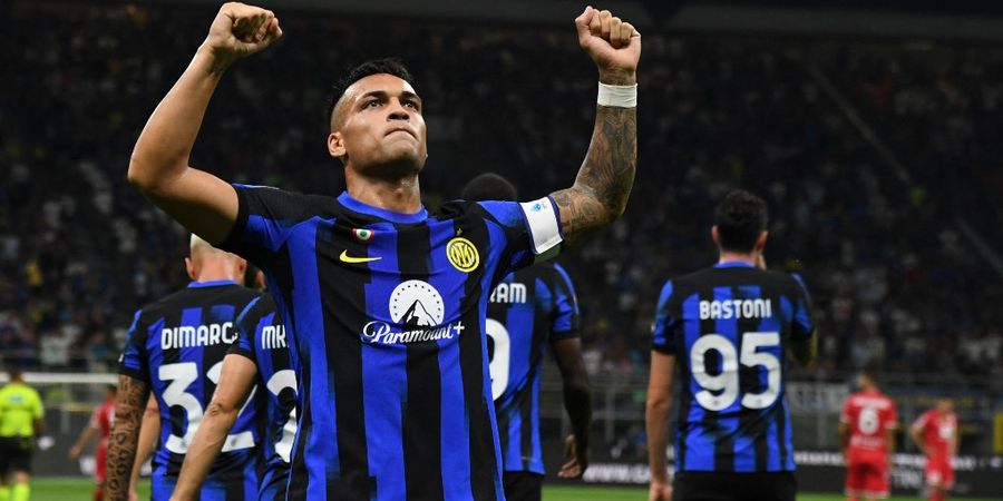 Hasil Liga Italia - Debut Kapten Resmi dan Cetak Brace, Lautaro Martinez Bantu Inter Milan Sikat AC Milan KW