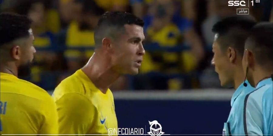 Cristiano Ronaldo Ngamuk dan Mengumpat ke Wasit gara-gara Tak Diberi 2 Penalti