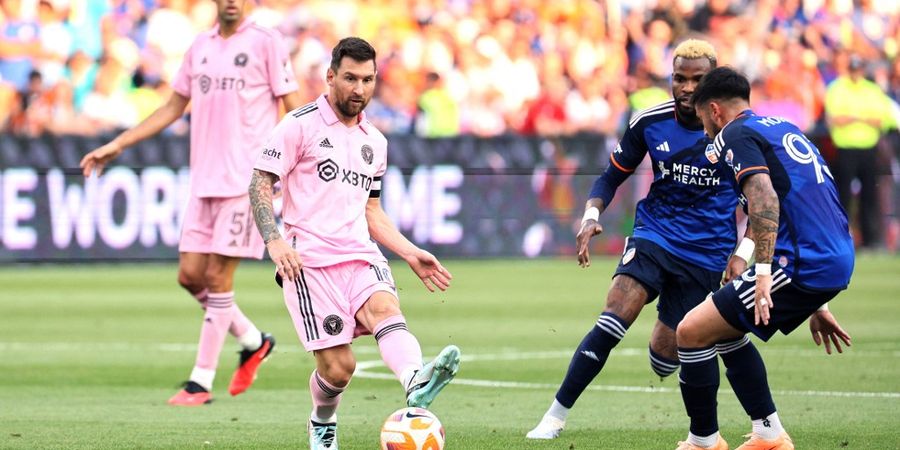 Hasil FC Cincinnati vs Inter Miami - Lionel Messi Jadi Pelayan, The Herons Lolos ke Final