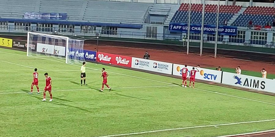 Babak I Semifinal Piala AFF U-23 2023 - Diwarnai Gol Bunuh Diri, Timnas U-23 Unggul Telak atas Thailand