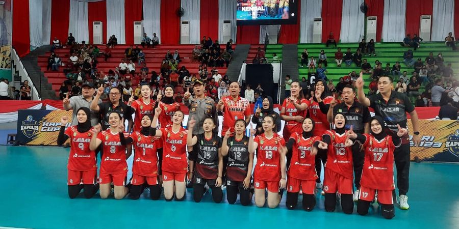 Piala Kapolri 2023 - Tim Voli Putri Kalbar Berpeluang Besar ke Semifinal