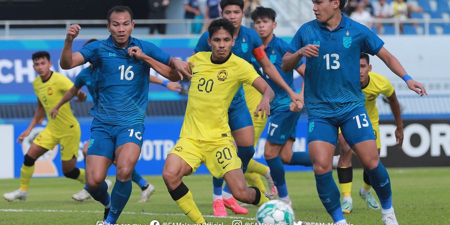 Hasil Piala AFF U-23 2023 - 90 Menit Tanpa Gol, Thailand Sabet Peringkat Ketiga usai Libas Malaysia Lewat Adu Penalti