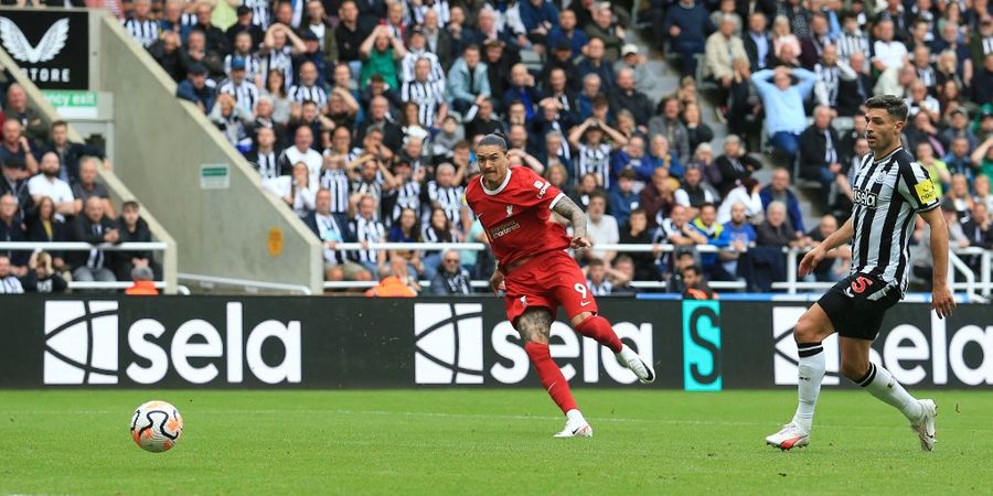 Hasil Liga Inggris - Dramatis, Nunez Jadi Pahlawan 10 Pemain Liverpool Comeback Atas Newcastle