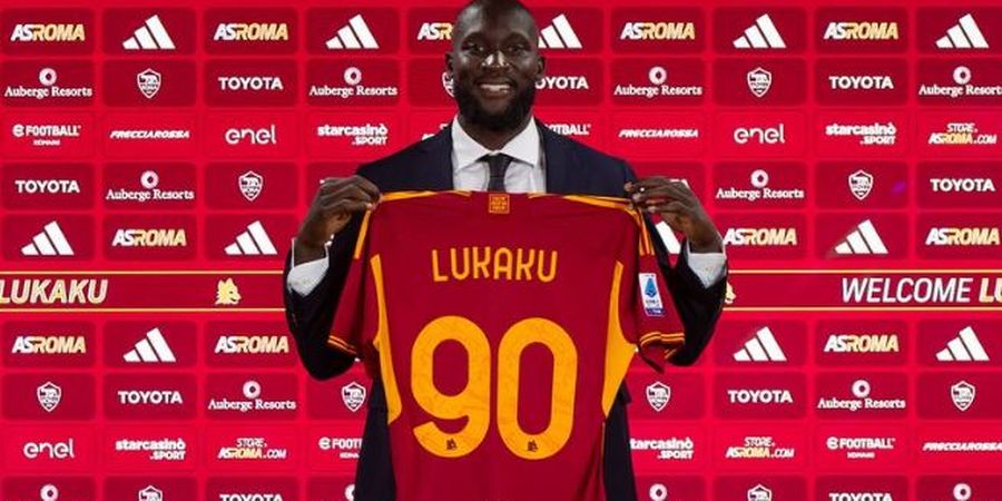 BREAKING NEWS - Resmi Gabung AS Roma, Romelu Lukaku Pakai Nomor Punggung seperti di Inter Milan