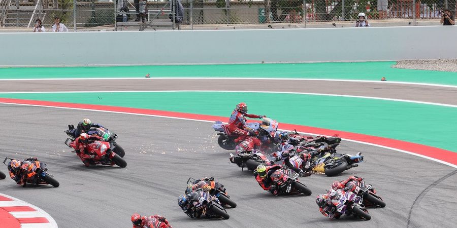 Klasemen MotoGP Catalunya 2023 - Francesco Bagnaia Bertahan di Tengah Kekacauan Catalunya