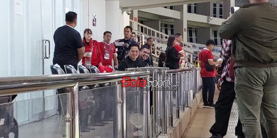 Ketua Umum PSSI Erick Thohir Saksikan Perjuangan Timnas U-23 Indonesia Saat Jumpa Taiwan