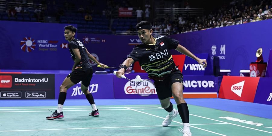 Hasil Hong Kong Open 2023 - Amuk Bagas/Fikri Hancurkan Jagoan Taiwan, Kunci Tiket Perempat Final Ganda Putra Indonesia