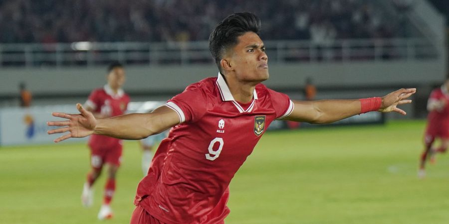 Asian Games 2022 - Ramadhan Sananta Berjuang Sendirian, Timnas U-24 Indonesia Tahan Uzbekistan pada Babak Pertama