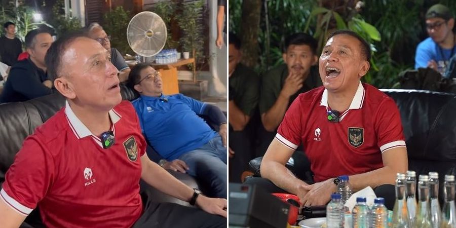 Nobar Timnas U-23 Indonesia Pakai Voice Recorder, Reaksi Iwan Bule Jadi Sorotan Netizen
