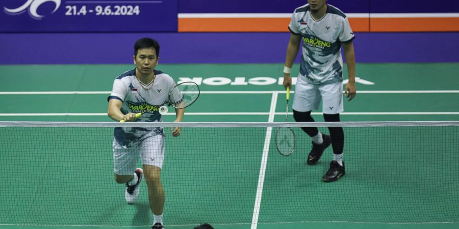 Hasil Hong Kong Open 2023 - Sentuhan Ahsan/Hendra Hilang pada Gim Penentu, All Indonesian Final Ambyar