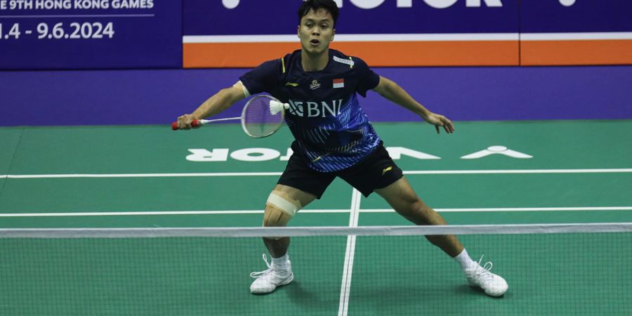 Hasil Hong Kong Open 2023 - Banjir Error, Anthony  Ginting Lepas Peluang All Indonesian Final