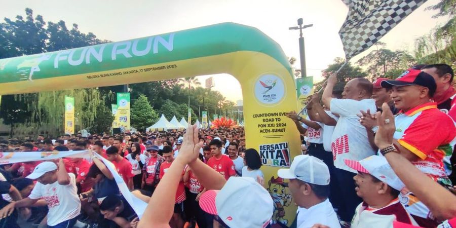 Run for PON 2023 Diikuti Ribuan Orang, Masyarakat Antusias Sambut PON 2024