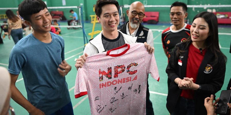 Asian Para Games 2022 - Penuhi Undangan, Kevin Sanjaya Beri Suntikan Semangat untuk Tim Para-Bulu Tangkis