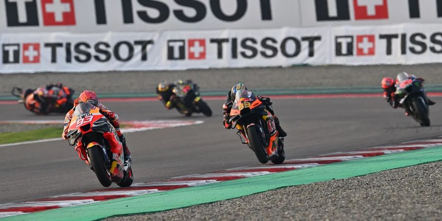 Starting Grid MotoGP India 2023 - Makin Enak Marc Marquez untuk Beri Honda Kado dan Doa Marco Bezzecchi agar Selamat Dulu